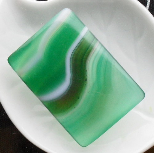 Čínský achát 35x25x5mm — foto 1