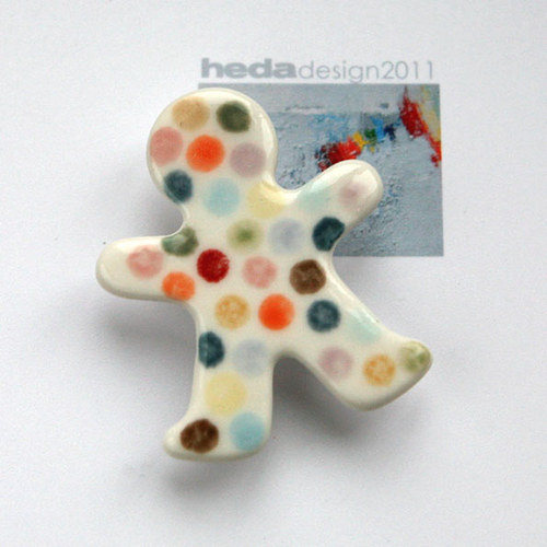 PuntiJá (porcelánová brož) — foto 1
