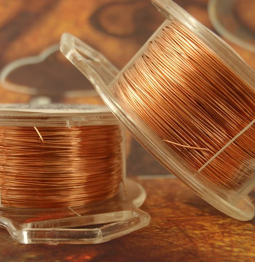 Měděné dráty pro kurz wire-wrappingu — foto 1