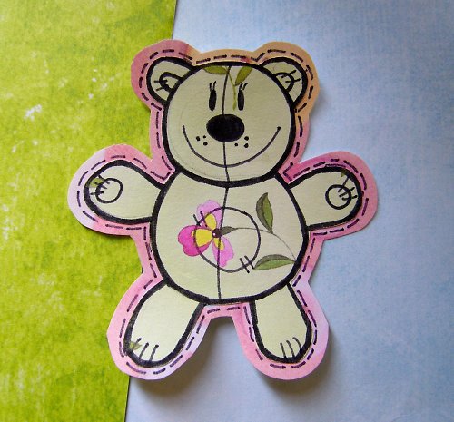 Dekorace na scrapbook MEDVÍDEK — foto 1
