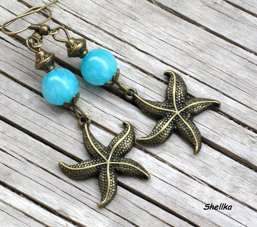 Náušnice s hvězdicemi — foto 1