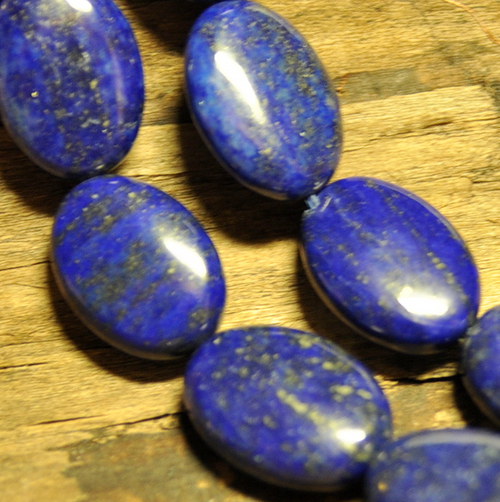 LA214 Lapis lazuli - ovál 18x13 mm — foto 1