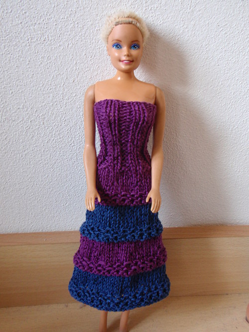 BARBIE - modrofialové dlouhé — foto 1