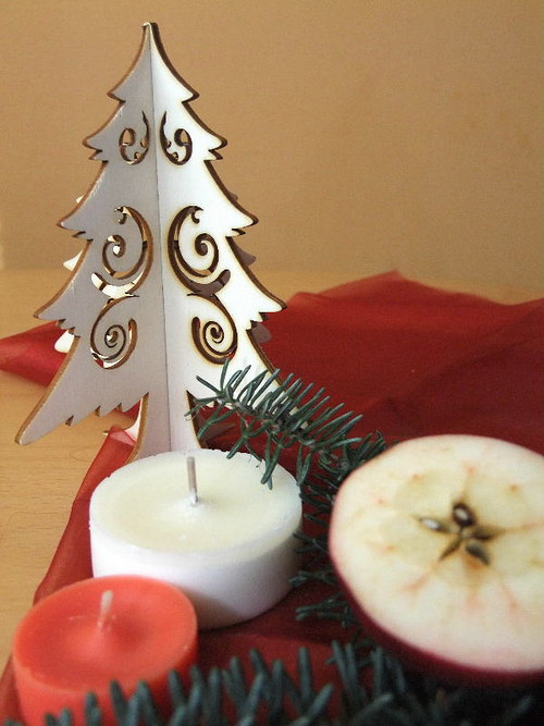 Vánoční strom, stromeček - FILIGRÁN 15 cm — foto 1