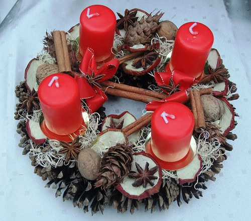 Adventní věneček přírodní — foto 1