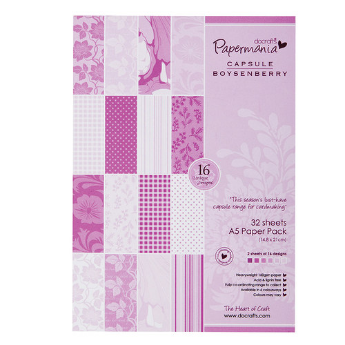 Sada papírů BOYSENBERRY - 32 papírů A5 — foto 1