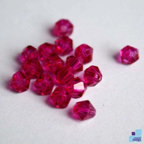 Swarovski korálky růžové — foto 1