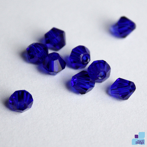 Swarovski korálky tmavě modré — foto 1