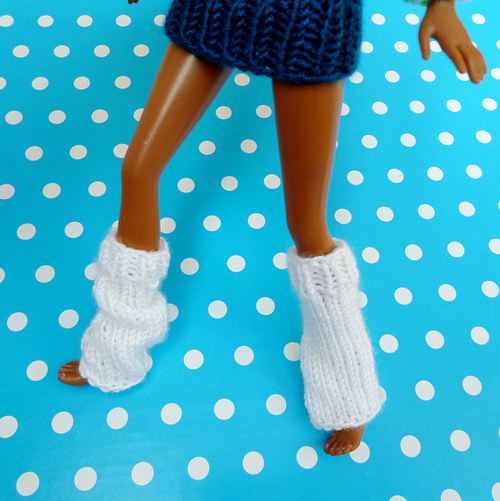 Bílé návleky pro Barbie — foto 1