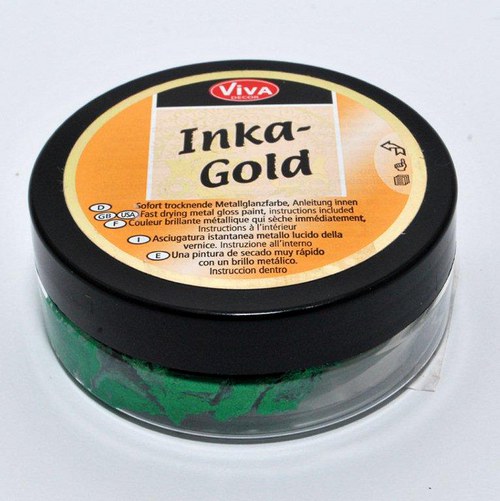 Inka - Gold / smaragdová — foto 1