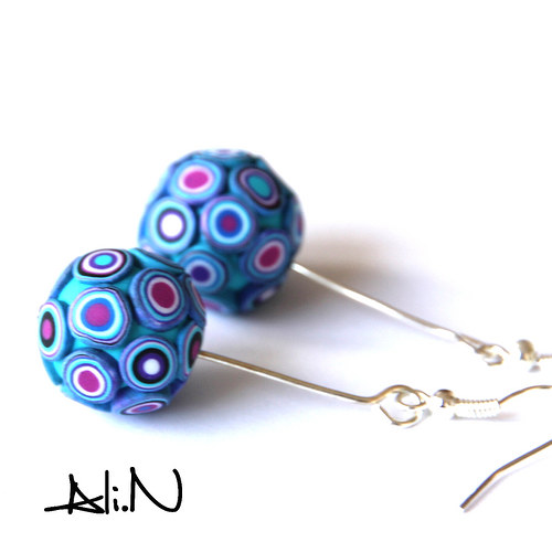 Náušnice Colorful Dots — foto 1