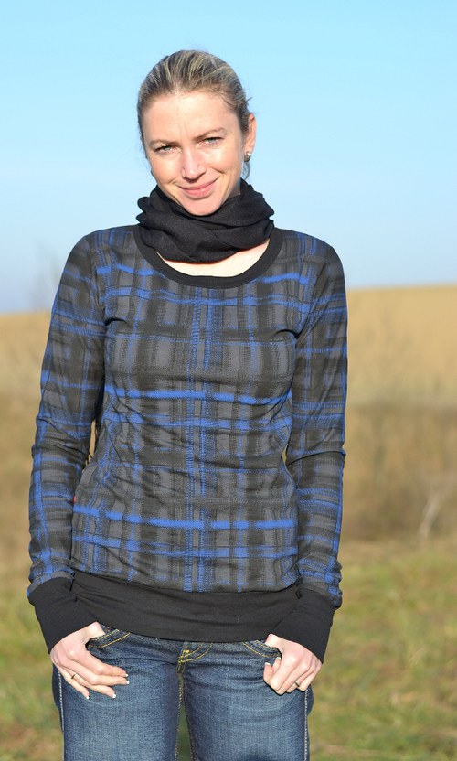 Kostkované tričko — foto 1