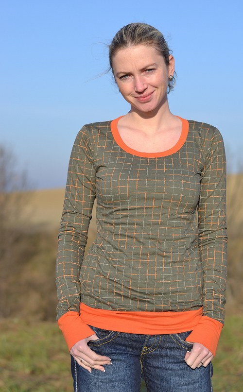 Kostkované tričko — foto 1