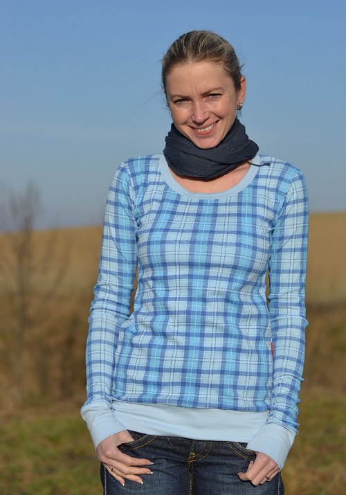 Kostkované tričko — foto 1