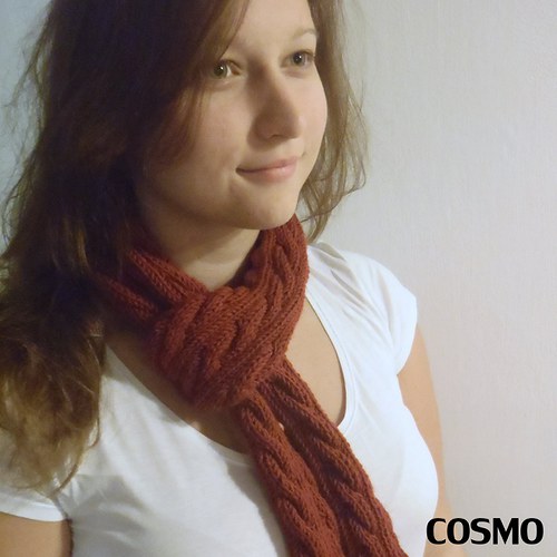 Bordo šála — foto 1