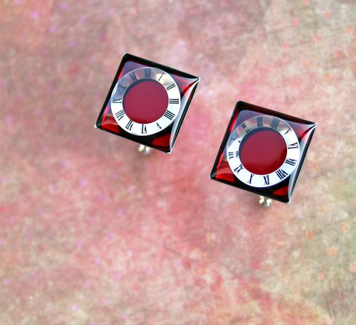 Manžetové knoflíčky /red/ — foto 1