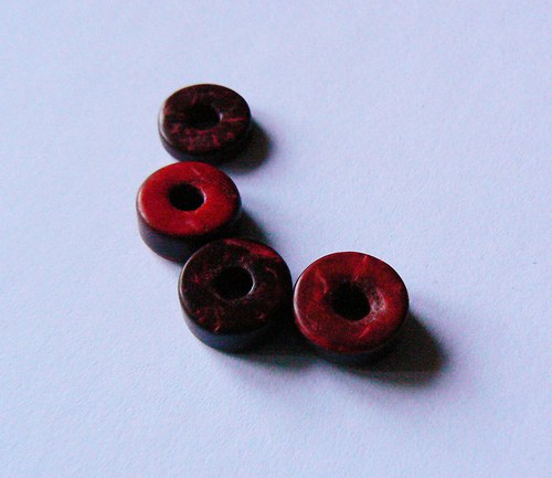 Kokosový donut červený — foto 1
