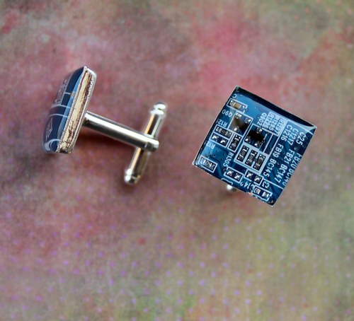 IT manžetové knoflíčky /blue/ — foto 1