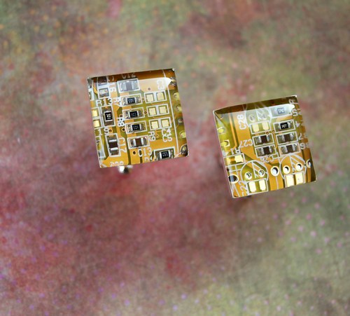 IT manžetové knoflíčky /gold/ — foto 1