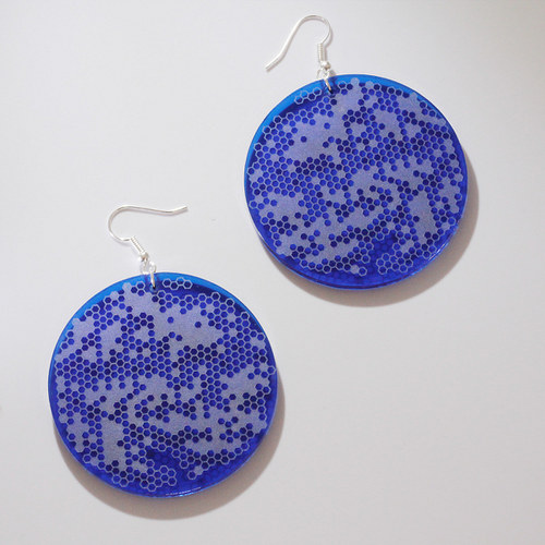 Náušnice MOONBLUE — foto 1