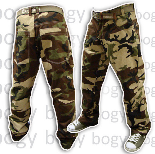 Unisex maskáčové kalhoty podšité fleecem 202/38,40 — foto 1
