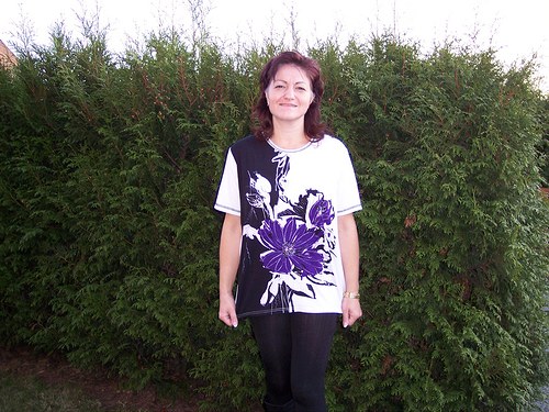 Dámské triko fialová — foto 1