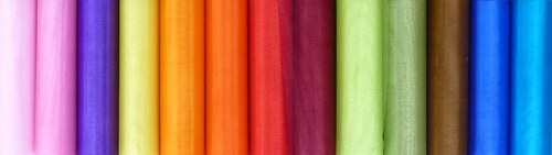 Organza neobroubená světle růžová (č.1)