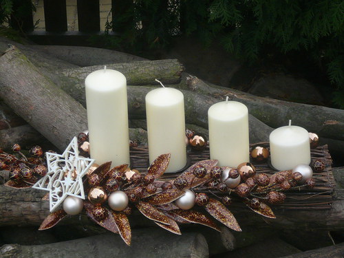 Luxusní adventní svícen — foto 1