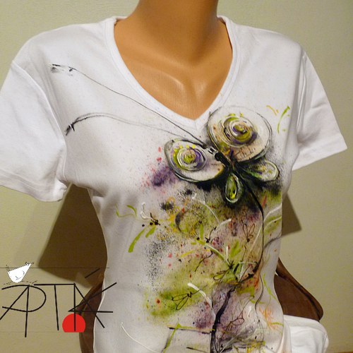 Triko "MOTýl", XL, rezervace — foto 1