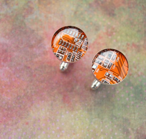 IT manžetové knoflíčky /orange/ — foto 1