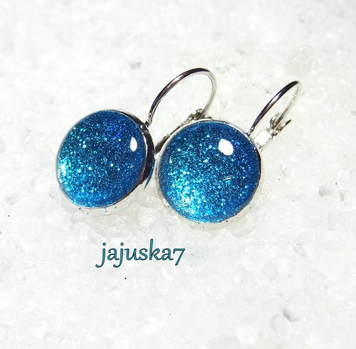 Sparkle visací 12 mm *TYRKYSOVÁ* — foto 1