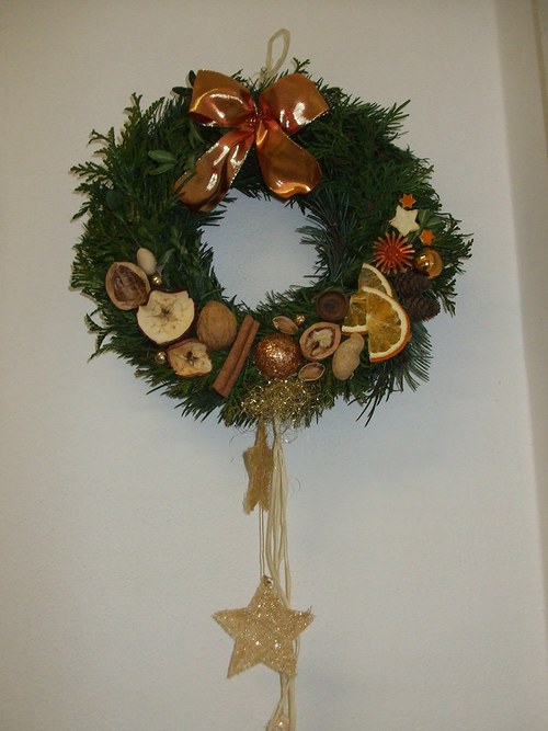 Adventní věnec na dveře — foto 1