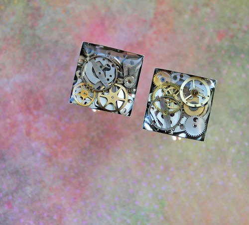 Manžetové knoflíčky /transparent/ — foto 1