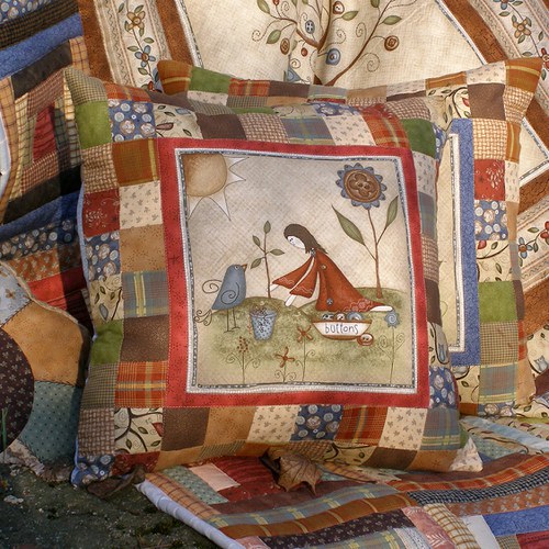 Knoflíkáč - polštářek — foto 1