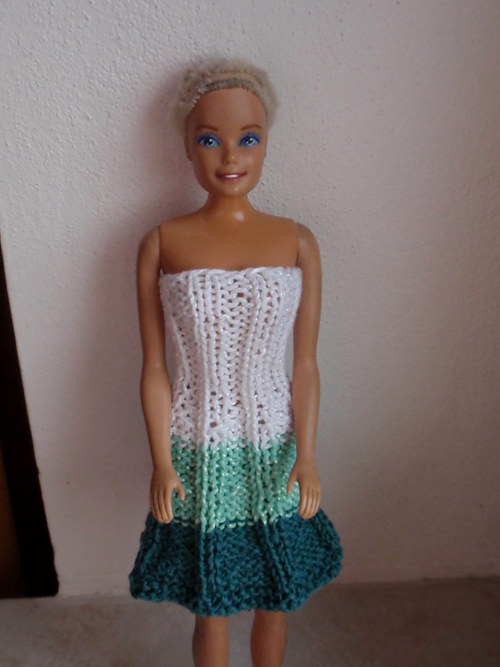 BARBIE-šaty v zelených tónech 2 — foto 1