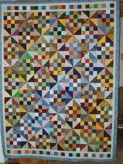 Dlažba - scrap quilt — foto 1