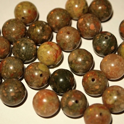 Jaspis kulička 10 mm (cena 3 ks) — foto 1