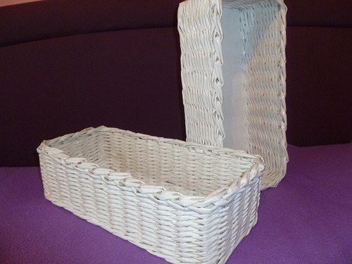 Košíky bílé — foto 1
