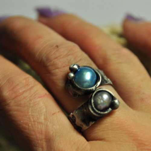 Astral /prsten s perlami/ — foto 1