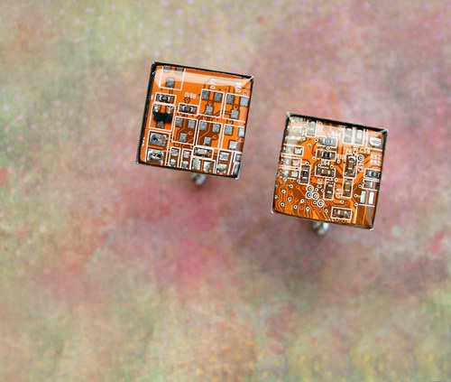IT manžetové knoflíčky /orange/ — foto 1