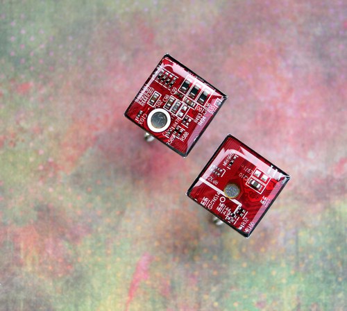 IT manžetové knoflíčky /red/ — foto 1