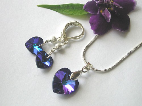 Swarovski sada Crystal Heliotrope ( 10 + 14 ) — foto 1