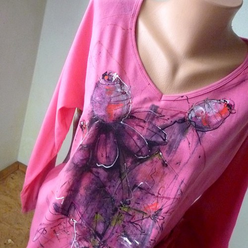 Triko "čínský KVěT", XXL/3XL — foto 1