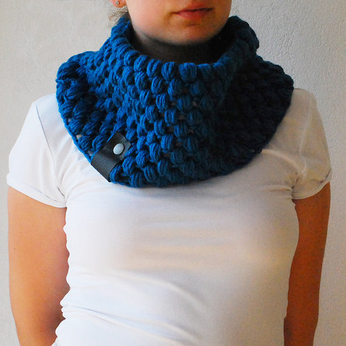 Simple blauw + čepice na objednávku — foto 1