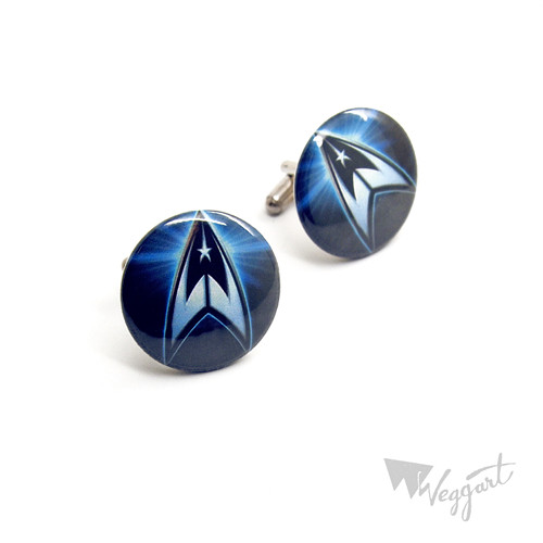 Manžetové knoflíčky Startrek — foto 1