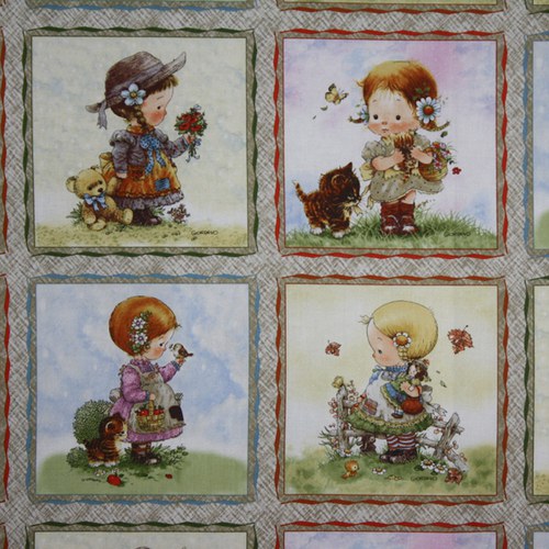 Textilní panel panenky — foto 1