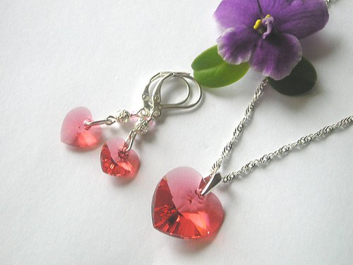 Swarovski sada Padparadsha — foto 1