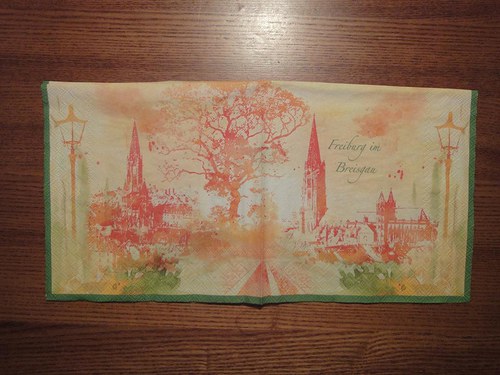 Ubrousek na decoupage - zámek — foto 1