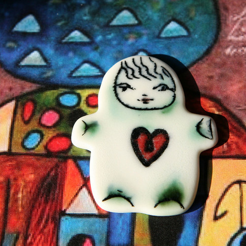 Dreamer Ono (porcelánová brož) — foto 1