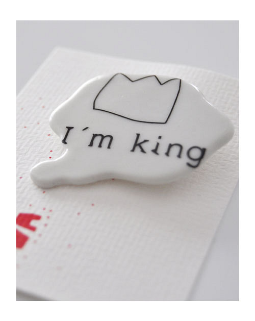 Komiksová bublina "I'm king" — foto 1